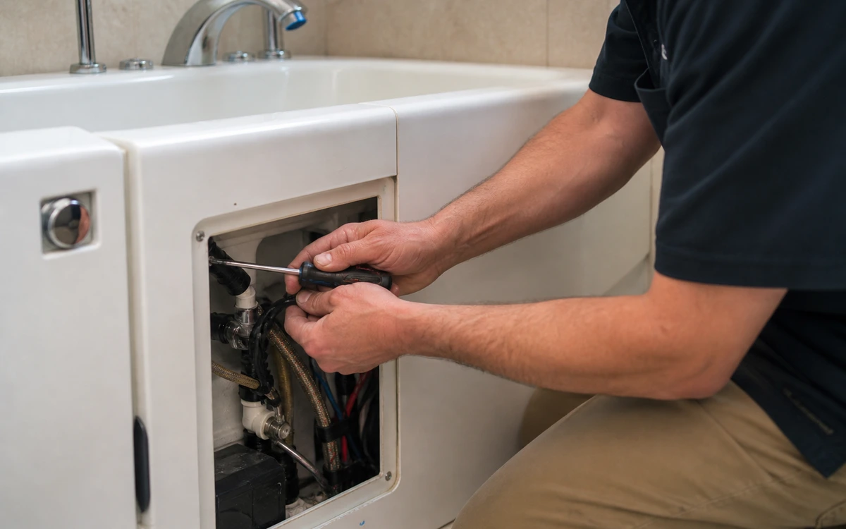 Walk in tub repair contractor